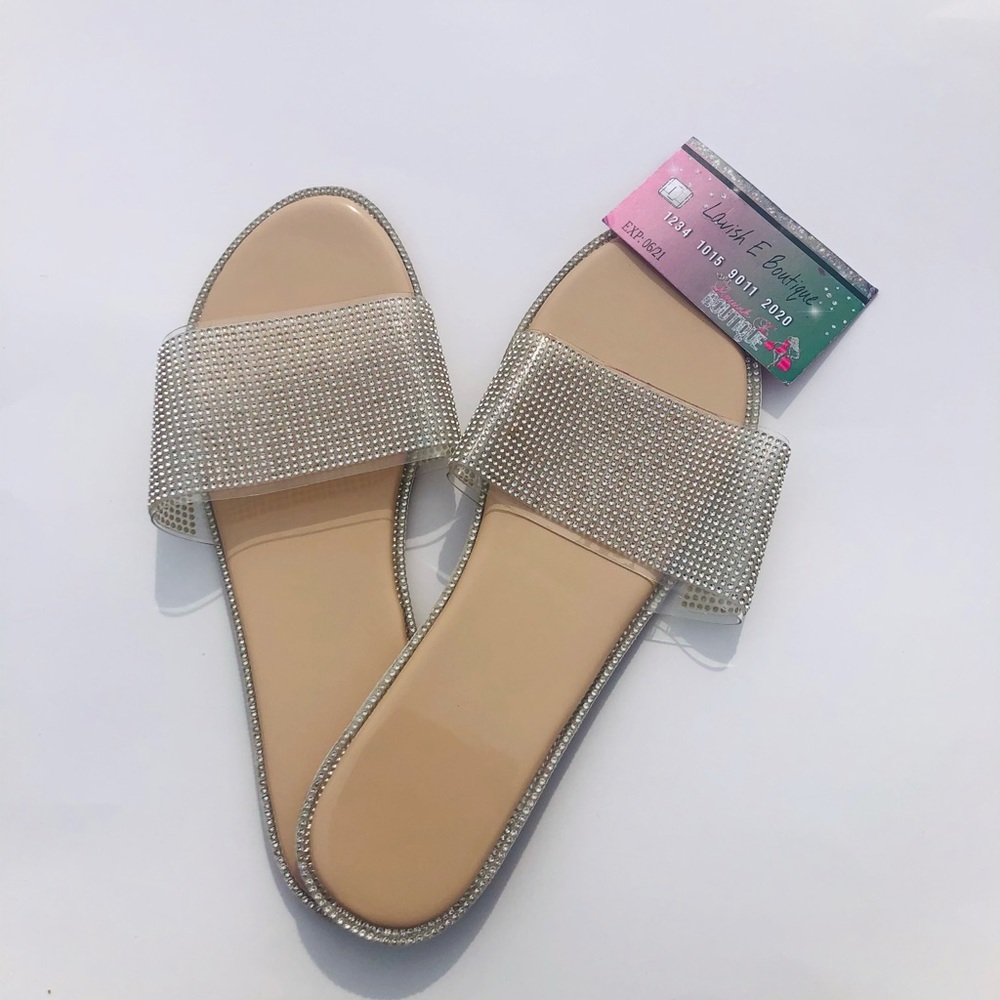“Ice Me Out” Blinged Out Sandals